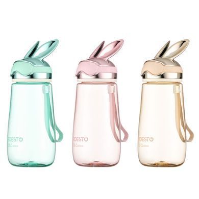 ARDESTO Пляшка для води ARDESTO Bunny 600мл, пластик, зелений