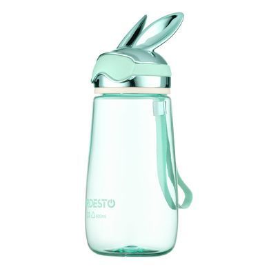 ARDESTO Пляшка для води ARDESTO Bunny 600мл, пластик, зелений