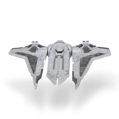 Star Wars Игровая коллекционная фигурка Medium Vehicle Транспорт и фигурка Kom'rk-Class Mandalorian Starfighter 12.5см SWJ0019 фото