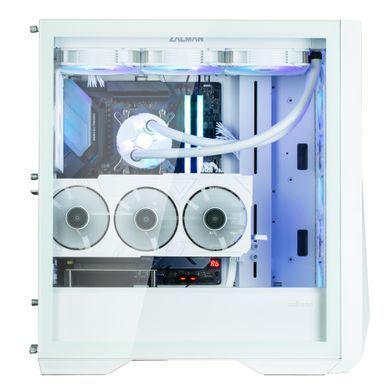 Zalman Корпус Z9 Iceberg MS без БЖ 2xUSB3.0, 2xUSB2.0 1xUSB 3.1 Gen2 Type-C 4x140мм ARGB VGA 390мм LCS ready TG Side Panel EATX білий Z9ICEBERGMSWHITE фото