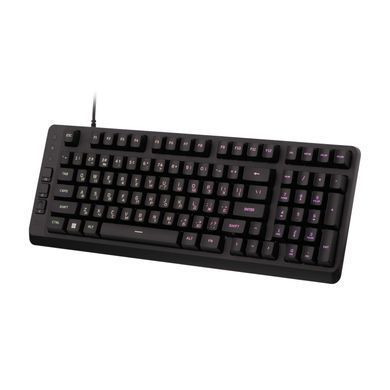 HyperX Клавіатура мембранна HyperX Alloy Origins EVE 1800 99key, Red, USB-A, EN/UA, RGB, чорний B7JE0AA фото