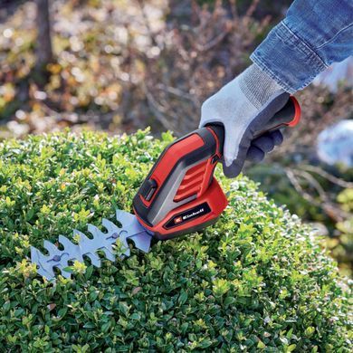 Einhell Ножиці для трави і кущів акумуляторні GC-CG 36/70 Li, 3.6В, акб 2Аг, різ 7/11см, крок різу 8мм, телескопічна ручка, 0.61 кг 3410360 фото