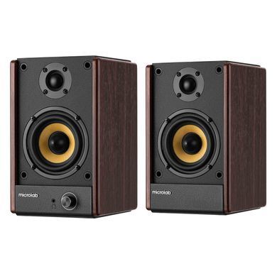 Microlab Акустична система SOLO 4 2.0, 60w, mini-jack/bluetooth, коричневий SOLO-4BR фото