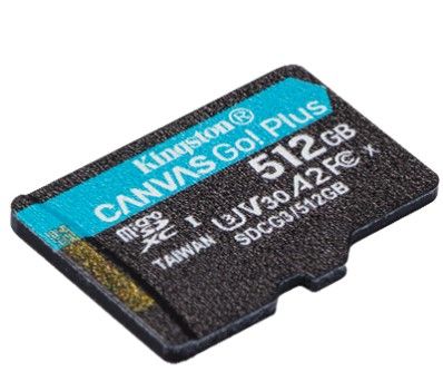 Карта пам'яті Kingston microSD 512GB C10 UHS-I U3 A2 R170/W90MB/s SDCG3/512GBSP фото