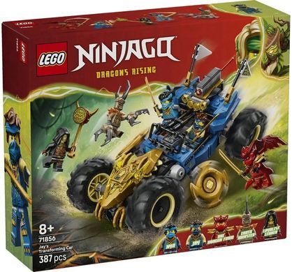 LEGO Конструктор LEGO Ninjago Автомобіль-трансформер Джея 71856 фото