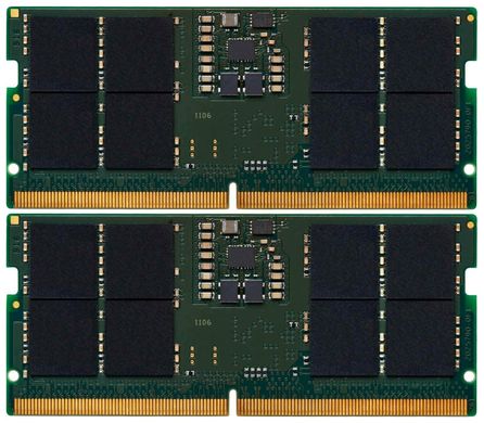 Kingston Память ноутбука DDR5 32GB KIT (16GBx2) 5600 KVR56S46BS8K2-32 фото