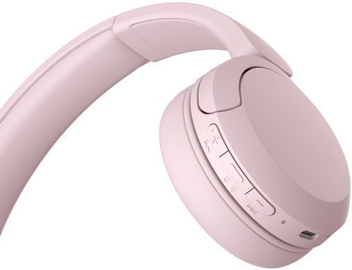 Sony Наушники On-ear WH-CH520 BT 5.2, SBC, AAC, Wireless, Mic, Розовый WHCH520P.CE7 фото