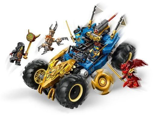 LEGO Конструктор LEGO Ninjago Автомобіль-трансформер Джея 71856 фото