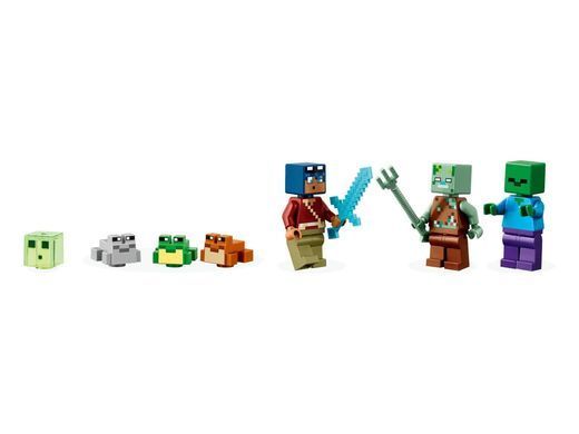 LEGO Конструктор Minecraft Будинок у формі жаби 21256 фото