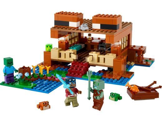 LEGO Конструктор Minecraft Будинок у формі жаби 21256 фото
