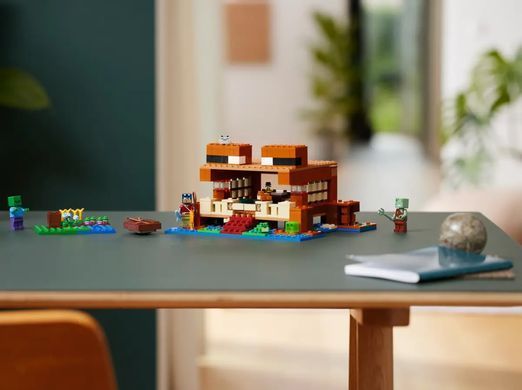 LEGO Конструктор Minecraft Будинок у формі жаби 21256 фото