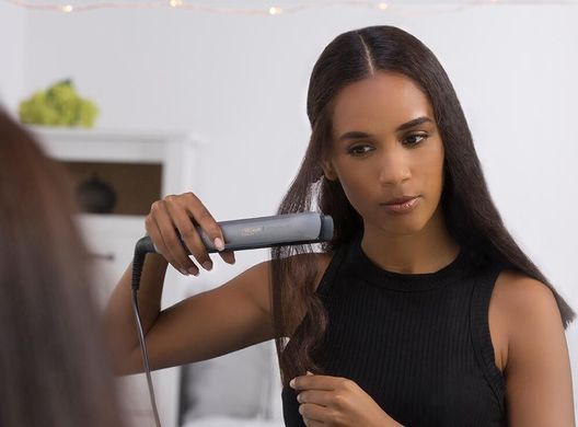 Remington Випрямляч Keratin Protect, 55Вт, темп.режимів-5, 160-230С, кераміка, сріблястий S8598 фото