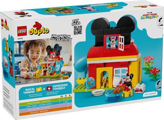 LEGO Конструктор LEGO DUPLO Disney Міккі Маус: Клубний будинок з Мінні та Плуто 10465 фото