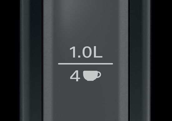 Bosch Електрочайник, 1.7л, метал, чорний TWK3P423 фото