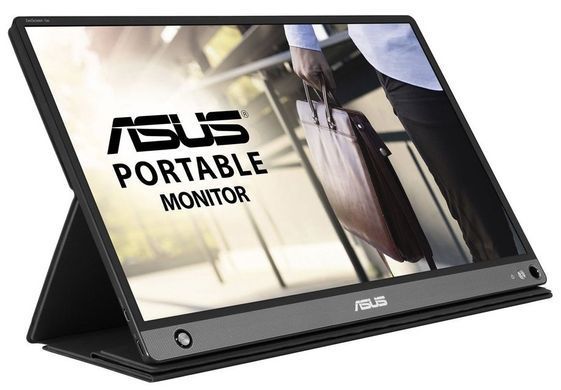 ASUS Монитор портативный 15.6" ZenScreen GO MB16AHP mHDMI, USB-C, MM, IPS, 7800mAh, Cover 90LM04T0-B01170 фото