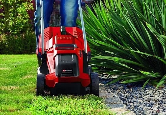 Einhell Газонокосарка акумуляторна GE-CM 18/32 Li-Solo PXC 18В 32см 25л 8.5кг (без АКБ та ЗП) 3413256 фото