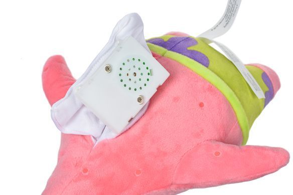 Sponge Bob Exsqueeze Me Plush Patrick Burp із звуком EU690903 фото