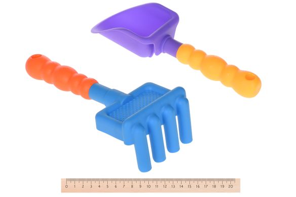 Набор для игры с песком Same Toy с Воздушной вертушой (синее вед.ро) 8 ед. HY-1207WUt-2 фото