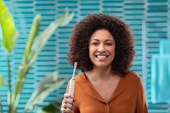 Philips Щетка зубная электр. Sonicare DiamondClean 9000 Series, 62т. колеб/мин, насадок-1, футляр, Bluetooth, белый HX9911/19 фото