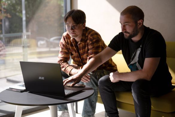 2E Ноутбук Imaginary 15.6" FHD IPS AG, Intel i7-1255U, 16GB, F1TB, UMA, DOS, Чорний NL57AU-15UA26 фото