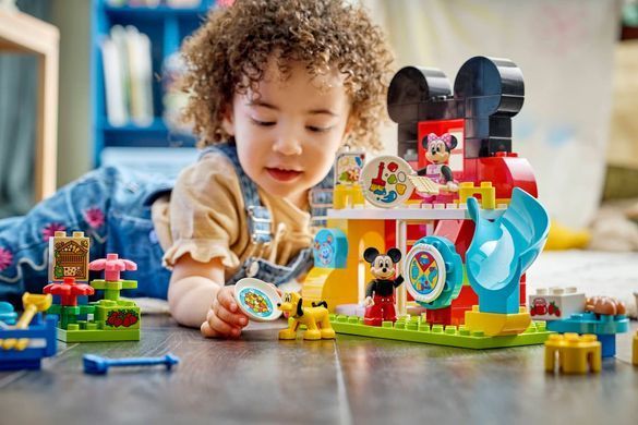 LEGO Конструктор LEGO DUPLO Disney Міккі Маус: Клубний будинок з Мінні та Плуто 10465 фото
