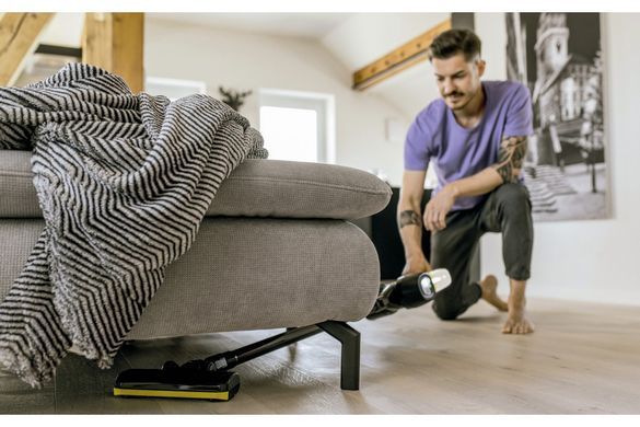 Karcher Пылесос беспроводный VC 4 Cordless myHome, конт пыль -0.65л, автон. раб. до 30мин, вес-2.4кг, белый 1.198-630.0 фото
