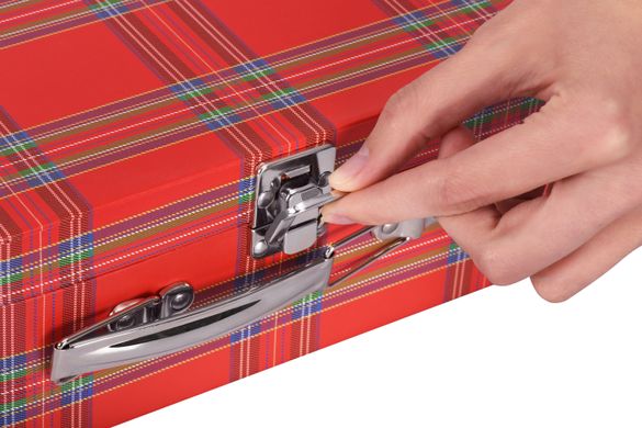 Набор игровых чемоданов goki Красные в полоску 60103G фото
