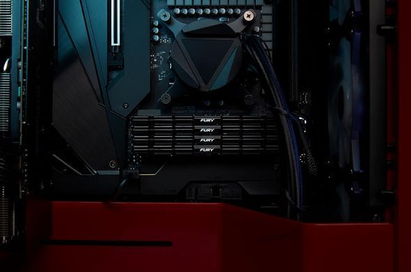 Kingston Пам'ять ПК Kingston DDR4 32GB KIT (16GBx2) 3600 FURY Renegade RGB KF436C16RB12K2/32 фото