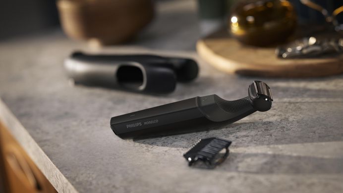 Philips Тример Series 3001, для тіла та інтимних зон, акум., насадок-1, сталь, чорний BG3017/01 фото