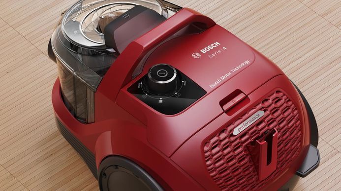 Bosch Пылесос контейнерный, 550Вт красный BGC21X350 фото