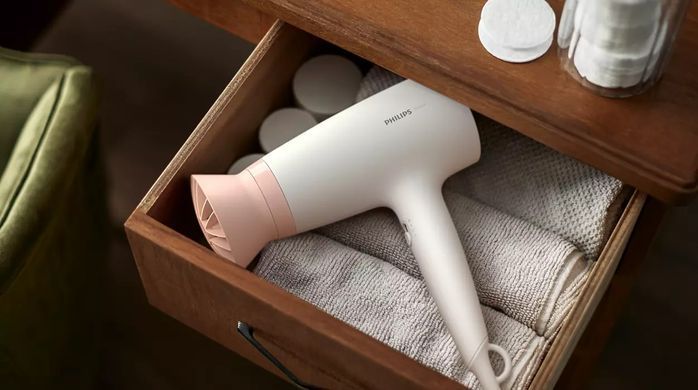 Philips Фен 3000 Series, 1600Вт, 3 режими, хол. обдув, білий BHD300/10 фото