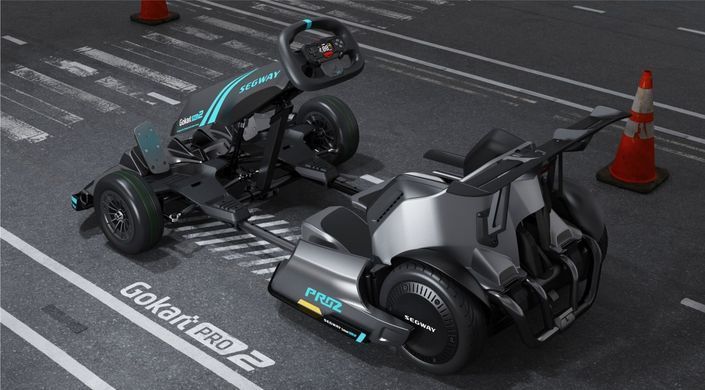 Segway Карт GoKart PRO 2, серо-голубой AA.04.04.01.0004 фото