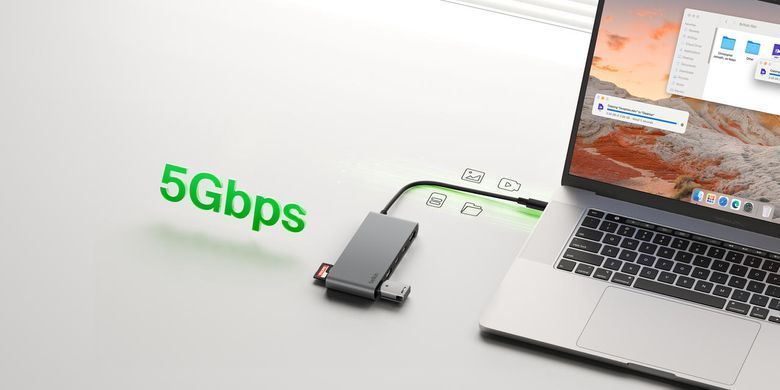 Belkin Хаб USB-C 7в1 Multiport Dock 100Вт AVC023HQSGY фото