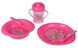 Набір Nuvita для годування 12м+ Рожевий 4 предмета 2 - магазин Coolbaba Toys