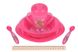 Набір Nuvita для годування 12м+ Рожевий 4 предмета 3 - магазин Coolbaba Toys