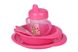 Набір Nuvita для годування 12м+ Рожевий 4 предмета 1 - магазин Coolbaba Toys