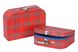 Набір ігрових валіз 2 шт. goki Червоні в смужку 1 - магазин Coolbaba Toys