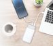 D-Link Аккумулятор портативний литій-ионний Power Bank 20000мАч, 65Вт PD 3.0, QC 3.0, 2xUSB-C, 1xUSB-A з дисплеем, белий 6 - магазин Coolbaba Toys