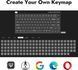 Lemokey Клавиатура механическая X4 84Key, Keychron Red, USB-A, QMK/VIA, Hot-Swap, EN/UKR, Red led, чорний 4 - магазин Coolbaba Toys