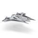 Star Wars Игровая коллекционная фигурка Medium Vehicle Транспорт и фигурка Kom'rk-Class Mandalorian Starfighter 12.5см 7 - магазин Coolbaba Toys