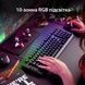 HyperX Клавіатура мембранна HyperX Alloy Origins EVE 1800 99key, Red, USB-A, EN/UA, RGB, чорний 1 - магазин Coolbaba Toys