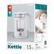 ARDESTO Електрочайник Ardesto EKL-T31GW 1.5л, 1350Вт, скло+пластик, білий 8 - магазин Coolbaba Toys