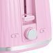 Russell Hobbs Тостер Eden 800Вт, пластик, підігрів, розморожування, малиновий
