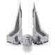 Star Wars Игровая коллекционная фигурка Medium Vehicle Транспорт и фигурка Kom'rk-Class Mandalorian Starfighter 12.5см 2 - магазин Coolbaba Toys
