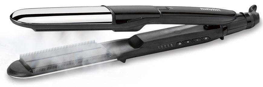 BaByliss Випрямляч, 67Вт, темп.режимів-5, 150-235С, кераміка, чорний ST496E фото