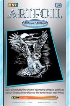 Набор для творчества Sequin Art ARTFOIL SILVER Сипуха SA0537 фото