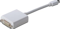 Адаптер ASSMANN MiniDisplayPort to DVI-I (AM/AF) 0.15m, білий AK-340406-001-W фото