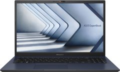 ASUS Ноутбук Expertbook B1 B1502CVA-BQ1009 15.6" FHD, Intel i7-1355U, 16GB, F512GB, UMA, NoOS, Чорний 90NX06X1-M015D0 фото