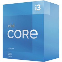 Центральний процесор Intel Core i3-10105F 4C/8T 3.7GHz 6Mb LGA1200 65W w/o graphics Box BX8070110105F фото