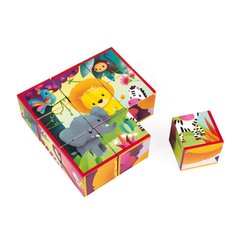 Кубики Janod Тварини з джунглів 9 ел. J02732 - купити в інтернет-магазині Coolbaba Toys